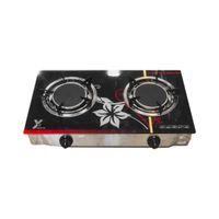 You Star Infrared Glass Top 2 Burner Gas Stove