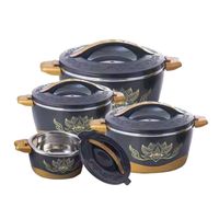 4PCS CASSEROLE SET LOTUS 3789-4