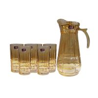 WATER JUG AND GLASS SET DELI 278ML/1.7L 9-58