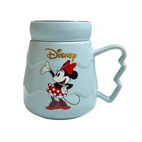 STYLISH CERAMIC MUG W/LID DISNEP 16187-8
