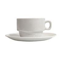 12PCS CUP & SAUCER WHITE (YZ) 209-5